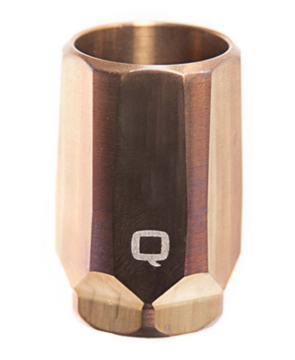 Picture of Q LLC Whistle Tip Blast Mitigation Device 338 Cal (8.6mm), QD, Copper, 1.85" L, 1.16" D, Fits XL Cherry Bomb Brake ACCWHISTLETIPXL
