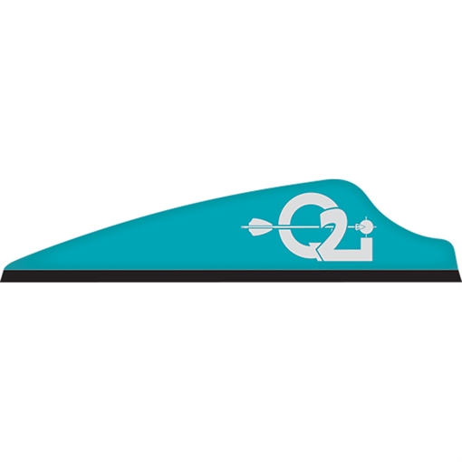 Picture of Q2i Q2i Fusion X-II SL Vanes Teal 1.75 in. 100 pk. Q200410