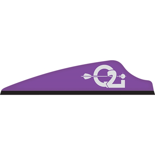 Picture of Q2i Q2i Fusion X-II SL Vanes Violet 2.1 in. 100 pk. Q210411