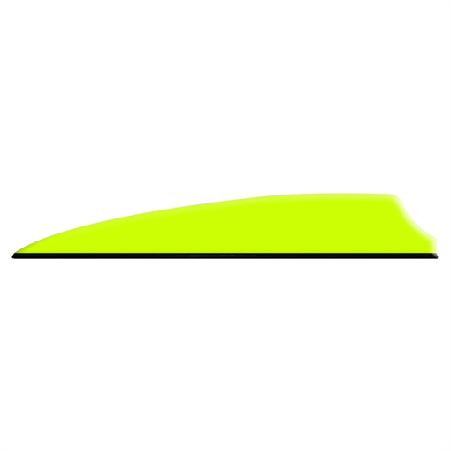 Picture of Q2i Q2i Fusion X-II Vanes Neon Yellow 3 in. 100 pk. Q07046