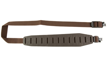 Picture of Quake Claw Standard 2.0, 2 Point Rifle Sling, Brown, Includes Hush Stalker II QD Metal Sling Swivels 50036-0 500360