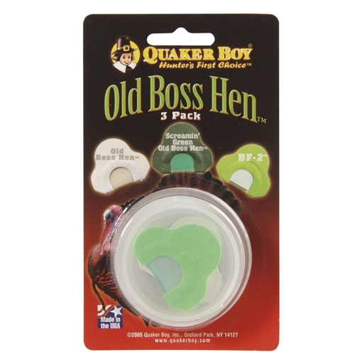 Picture of Quaker Boy Quaker Boy Old Boss Hen Turkey Call 3 pk. 11308