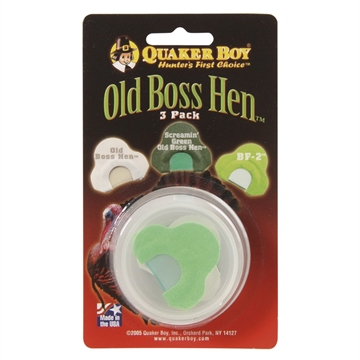 Picture of Quaker Boy Quaker Boy Old Boss Hen Turkey Call 3 pk. 11308