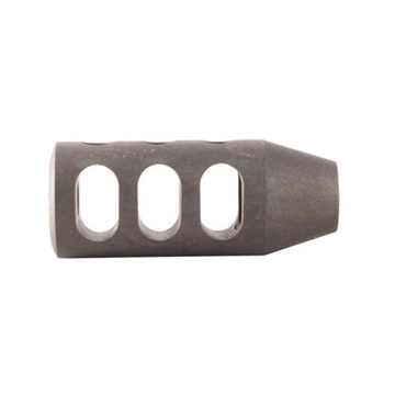 Picture of Hollands Gunsmithing QUICK DISCHARGE BRAKE 22 CALIBER 1/2-28 STEEL BLUED NONE