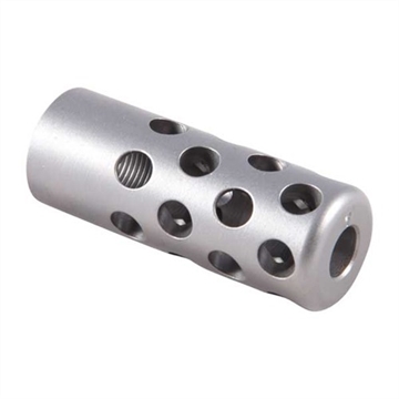 Picture of Gentry Custom QUIET MUZZLE BRAKE 7 MM 1/2-28 STEEL SILVER 339201284