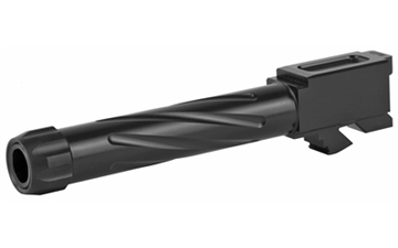 Picture of Rival Arms Match Grade Drop-In Threaded Barrel, V1, For Gen 3/4 Glock 19, 9MM, 1:10" Twist, Threaded 1/2x24, Black Physical Vapor Deposition (PVD) Finish RA-RA20G202A