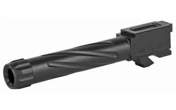 Picture of Rival Arms Match Grade Drop-In Threaded Barrel, For Gen 3/4 Glock 23, Converts to 9MM, 1:10" Twist, Threaded 1/2x24, Black Physical Vapor Deposition (PVD) Finish RA-RA20G512A