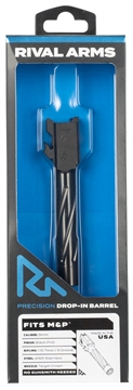 Picture of Rival Arms Precision V1 Drop-In Barrel 9mm Luger 3.10" Black PVD Finish 416R Stainless Steel Material for S&W M&P (Except for M2.0) RA20S201A