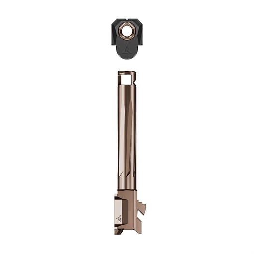 Picture of Radian Afterburner and Ramjet Micro Compensator and Ported Handgun Barrel for Gock G43 Bronze R0843