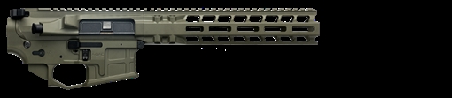Picture of Radian Weapons AX556, Billet Upper/Lower Set, Semi-Automatic, 556 NATO/223 Remington, Ambidextrous, Cerakote Finish, Olive Drab Green, Includes Radian Talon Ambidextrous Safety, Hammer Pin, 10" MLOK Handguard R0431