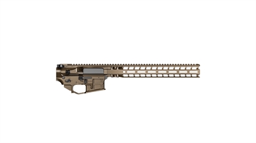 Picture of Radian Weapons AX556, Billet Upper/Lower Set, Semi-Automatic, 556 NATO/223 Remington, Ambidextrous, Cerakote Finish, Brown, Includes Radian Talon Ambidextrous Safety, Hammer Pin, 14" MLOK Handguard R0413