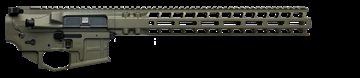 Picture of Radian Weapons AX556, Billet Upper/Lower Set, Semi-Automatic, 556 NATO/223 Remington, Ambidextrous, Cerakote Finish, Olive Drab Green, Includes Radian Talon Ambidextrous Safety, Hammer Pin, 14" MLOK Handguard R0415