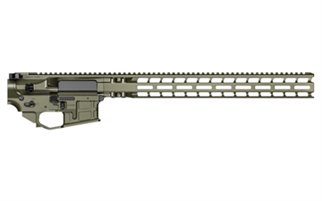 Picture of Radian Weapons AX556, Billet Upper/Lower Set, Semi-Automatic, 556 NATO/223 Remington, Ambidextrous, Cerakote Finish, Olive Drab Green, Includes Radian Talon Ambidextrous Safety, Hammer Pin, 17" MLOK Handguard R0399