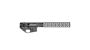 Picture of Radian Weapons AX556, Billet Upper/Lower Set, Semi-Automatic, 556 NATO/223 Remington, Ambidextrous, Cerakote Finish, Black, Includes Radian Talon Ambidextrous Safety, Hammer Pin, 14" MLOK Handguard R0411