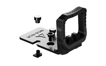 Picture of Radian Weapons Guardian, Trijicon RCR Optic Guard Mount, For MOS Glock, Anodized Finish, Black, Includes SIX Back-Up Iron Sights H0016