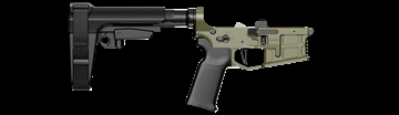 Picture of RADIAN MODEL 1 - COMPLETE LOWER RECEIVER - A-DAC 15 -  PISTOL  FBX TRIGGER RADIAN OD GREEN R0867 810098421393