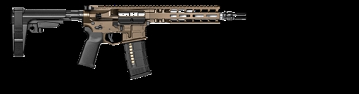 Picture of RADIAN MODEL 1 PISTOL HGA 300 BLKOUT 9IN BBL THREAD 5/8 X24 DA MUZL DEVICE - RADIAN BROWN 30RD MAG R0054 817093021078
