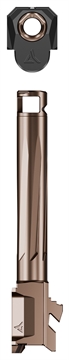 Picture of Radian Weapons Ramjet + Afterburner Combo 9mm Fits Glock 17 Gen 5 Bronze 416R Stainless Steel R0839