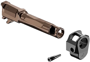 Picture of Radian Weapons RAMJET, Barrel with AFTERBURNER Compensator, 9MM, Radianite Finish, Bronze, INTRA-LOK Mounting System, Fits Sig Sauer P365XL R0841