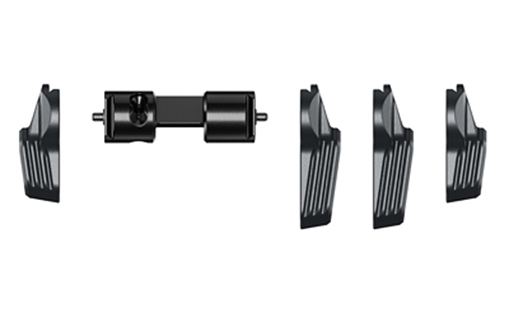 Picture of Radian Weapons Talon, Safety Selector, 45/90 Degrees, 4 Lever Kit, Nitride Finish, Gray, Fits AR-15, Ambidextrous R0566