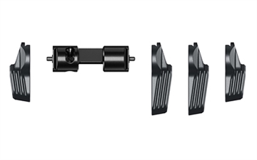 Picture of Radian Weapons Talon, Safety Selector, 45/90 Degrees, 4 Lever Kit, Nitride Finish, Gray, Fits AR-15, Ambidextrous R0566