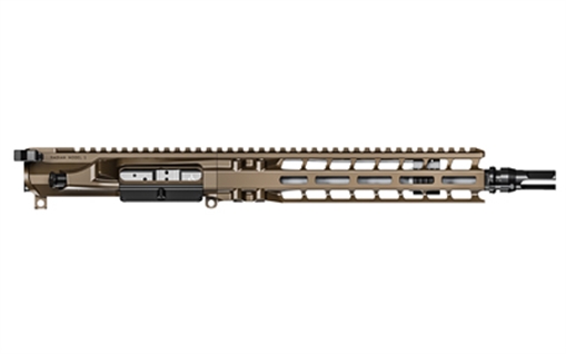 Picture of Radian Weapons Complete Upper, 223 Wylde, 10.5" Barrel, 1:8 Twist, Dead Air KeyMo Flash Hider, Carbine Length Gas, 10" MLOK Handguard, Radian Raptor-SD Charging Handle, Radian Enhanced Bolt Carrier Group, Cerakote Finish, Brown, Fits AR-15 R0451