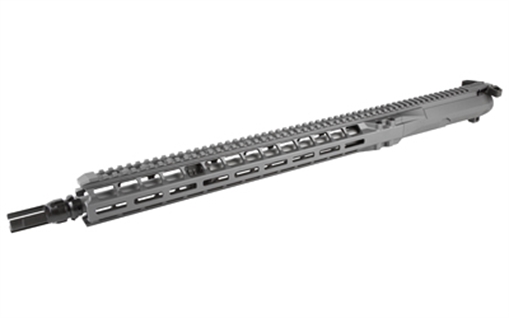 Picture of Radian Weapons Complete Upper, 223 Wylde, 17.5" Barrel, 1:8 Twist, Dead Air KeyMo Flash Hider, Intermediate Length Gas, 17" MLOK Handguard, Radian Raptor-SD Charging Handle, Radian Enhanced Bolt Carrier Group, Cerakote Finish, Gray, Fits AR-15 R0478
