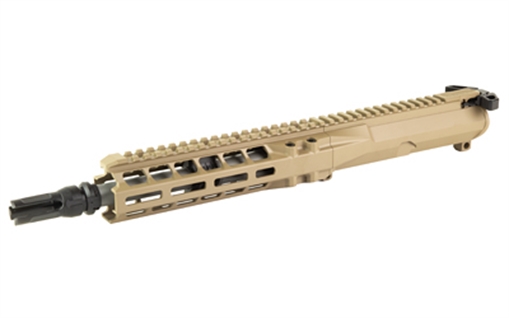 Picture of Radian Weapons Complete Upper, 300 Blackout, 9" Barrel, 1:5 Twist, Dead Air Keymo Flash Hider, Pistol Length Gas, 8" MLOK Handguard, Radian Raptor-SD Charging Handle, Radian Enhanced Bolt Carrier Group, Cerakote Finish, Flat Dark Earth, Fits AR-15 R0445