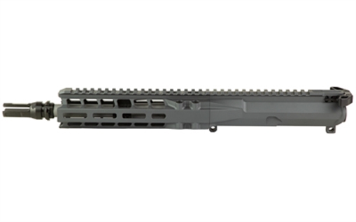 Picture of Radian Weapons Complete Upper, 300 Blackout, 9" Barrel, 1:5 Twist, Dead Air KeyMo Flash Hider, Pistol Length Gas, 8" MLOK Handguard, Radian Raptor-SD Charging Handle, Radian Enhanced Bolt Carrier Group, Cerakote Finish, Gray, Fits AR-15 R0443