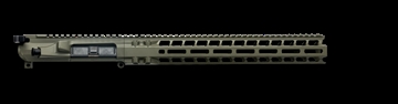 Picture of Radian Weapons Upper/Handguard Set, Cerakote Finish, Olive Drab Green, Fits AR-15, Includes 14" MLOK Handguard, Radian Raptor-SD Charging Handle R0628
