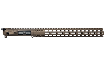 Picture of Radian Weapons Upper/Handguard Set, Cerakote Finish, Brown, Fits AR-15, Includes 17" MLOK Handguard, Radian Raptor-SD Charging Handle R0612