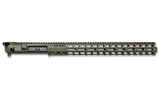 Picture of Radian Weapons Upper/Handguard Set, Cerakote Finish, Olive Drab Green, Fits AR-15, Includes 17" MLOK Handguard, Radian Raptor-SD Charging Handle R0614