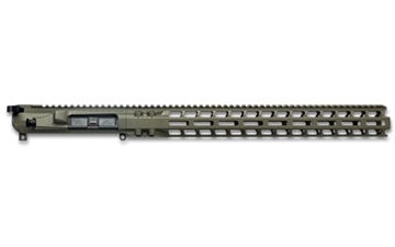 Picture of Radian Weapons Upper/Handguard Set, Cerakote Finish, Olive Drab Green, Fits AR-15, Includes 17" MLOK Handguard, Radian Raptor-SD Charging Handle R0614