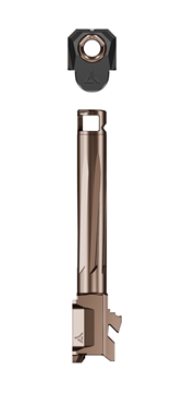 Picture of Radian Weapons Afterburner and Ramjet Combo Ported Barrel and Compensator for Glock Gen 6 17 Bronze R0989