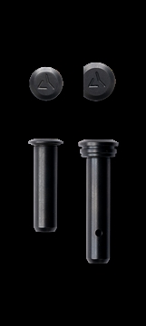 Picture of Radian Weapons Take Down Pin Set Black, Includes Springs & Detents, Fits AR-15/M16 Lowers R0077