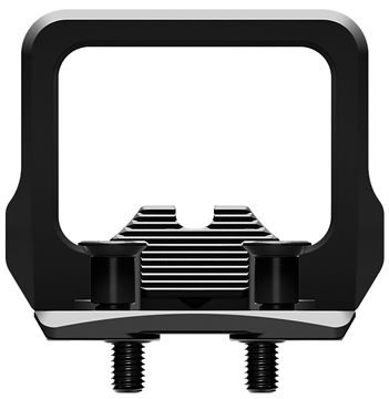 Picture of Radian Weapons Guardian Optic Guard w/Stealth Sights Black Anodized Hardcoat Aluminum EPS Mount Compatible w/Glock MOS Handgun G1502