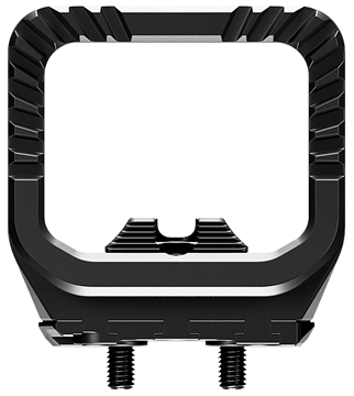 Picture of Radian Weapons Guardian, Holosun 407/507 Optic Guard Mount, Fits Glock MOS, Anodized Finish, Black, Includes Stealth Back Up Iron Sights H0002