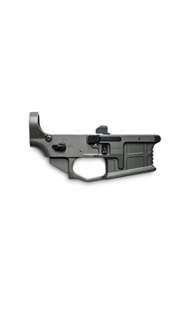 Picture of Radian Weapons A-DAC 15 Lower Receiver Gray, Fully Ambi Controls, Talon 45/90 Safety, Ext. Bolt Catch, Left-Side Mag Release, Right-Side Bolt Release, Enhanced Takedown Pins R0388
