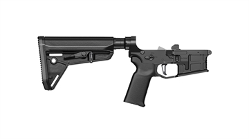 Picture of RADIAN MODEL 1 - COMPLETE LOWER RECEIVER - A-DAC 15 - RADIAN BLK SBA3 FLAT TRIGGER R0848