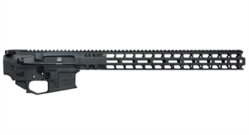 Picture of Radian Weapons AX556, Billet Upper/Lower Set, Semi-Automatic, 556 NATO/223 Remington, Ambidextrous, Cerakote Finish, Black, Includes Radian Talon Ambidextrous Safety, Hammer Pin, 17" MLOK Handguard R0395