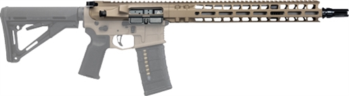 Picture of Radian Weapons Complete Upper, 223 Wylde, 14.5" Pinned (16" OAL) Barrel, 1:8 Twist, Dead Air KeyMo Flash Hider, Mid Length Gas, 14" MLOK Handguard, Radian Raptor-SD Charging Handle, Radian Enhanced Bolt Carrier Group, Cerakote Finish, Flat Dark Earth, Fits AR-15 R0466