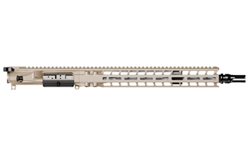 Picture of Radian Weapons Complete Upper, 6MM ARC, 14.5" Pinned (16" OAL), Barrel, 1:7 Twist, Dead Air KeyMo Flash Hider, Mid-Length Gas, 14" MLOK Handguard, Radian Raptor-SD Charging Handle, Radian Enhanced Bolt Carrier Group, Cerakote Finish, Flat Dark Earth R0897 810098420891