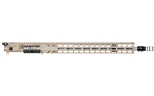 Picture of Radian Weapons Complete Upper, 6MM ARC, 18" Barrel, 1:7 Twist, Dead Air KeyMo Muzzle Brake, Rifle-Length Gas, 17" M-LOK Handguard, Radian Raptor-SD Charging Handle, Radian Enhanced Bolt Carrier Group, Cerakote Finish, Flat Dark Earth R0902 810098420945