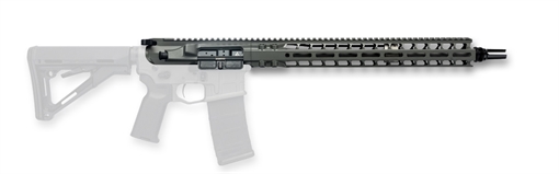 Picture of Radian Weapons Complete Upper, 223 Wylde, 16" Barrel, 1:8 Twist, Dead Air KeyMo Flash Hider, Mid Length Gas, 15" MLOK Handguard, Radian Raptor-SD Charging Handle, Radian Enhanced Bolt Carrier Group, Cerakote Finish, Gray, Fits AR-15 R0471