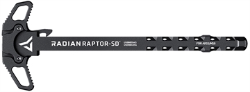 Picture of Radian Weapons Raptor SD *BLEM Ambi Charging Handle, Black, Gas Ported Shaft, Fits Mil-Spec AR-15/M16 Platform R006BLEM