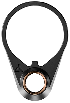 Picture of Radian Weapons Ultralight QD End Plate Fits AR-15/M16, Billet 6061-T6 Aluminum w/Titanium QD Swivel Cup, Black Anodized Finish R0078