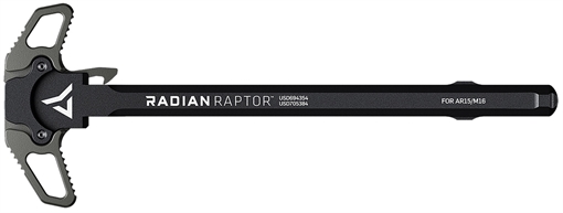 Picture of Radian Weapons Raptor Ambi Charging Handle, Radian Gray, Fits Mil-Spec AR-15/M16 Platform R0560