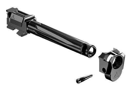 Picture of Radian Weapons Ramjet + Afterburner Combo 9mm Luger Compatible w/ Glock 17 Gen3 Black Stainless Steel R0881