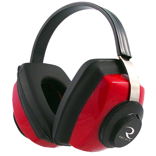 Picture of Radians Competitor Muff 26 dB Adjustable Black/Red Adult 1 Pair CP0300CS