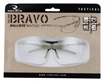 Picture of Radians CSB1011BX Bravo Glasses Eye Protection Silver Metal Frame Polycarbonate Clear Lens 1 Pair 674326290348